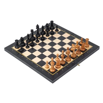 Шахматы турнирные Стаунтон венге авангард с утяжелением большие