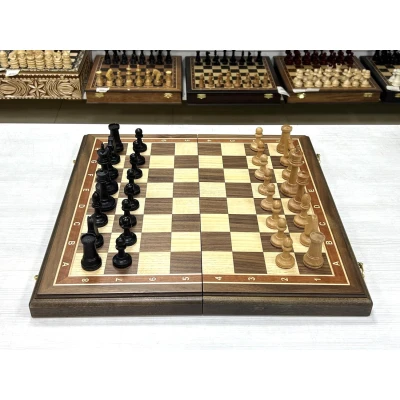 Шахматы этюд орех средние с утяжелением