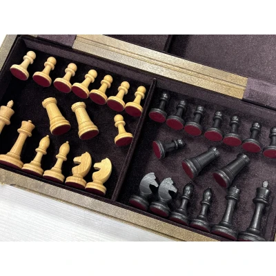 Шахматы этюд орех средние с утяжелением