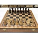 Шахматы подарочные из эвкалипта в ларце с Суприм лакированные