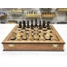 Шахматы подарочные из эвкалипта в ларце с Суприм лакированные