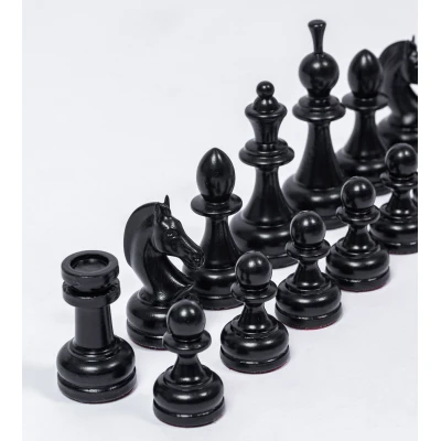 Шахматы деревянные интарсия с фигурами из бука с утяжелением