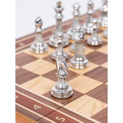 Шахматы турнирные с фигурами из композита Итальянский дизайн Люкс большие