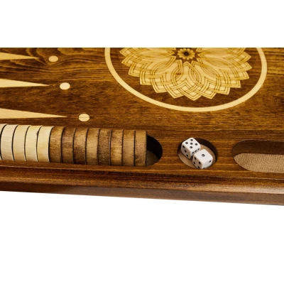 Нарды резные "Орнамент 2", Mirzoyan