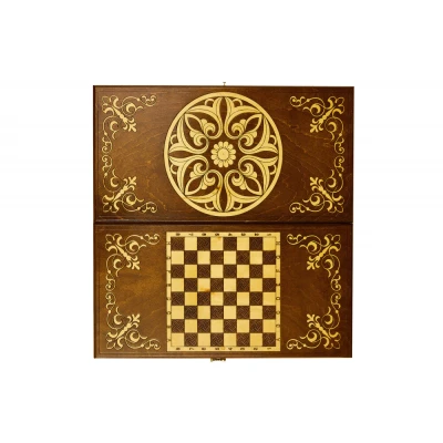 Нарды резные "Узор" 60, Haleyan