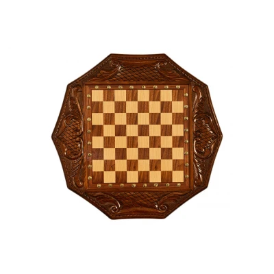 Шахматы резные в ларце "Севанское сражение" 50, Haleyan