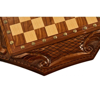 Шахматы резные в ларце "Севанское сражение" 50, Haleyan