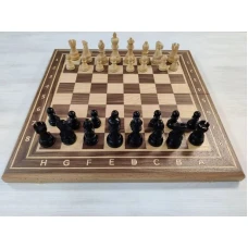 Шахматы Гамбит деревянные из ореха большие 50 на 50 см