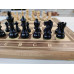 Шахматы Гамбит деревянные из ореха большие 50 на 50 см