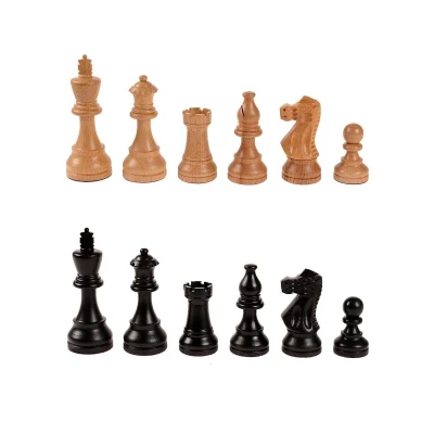 Шахматные фигуры Индийский Стаунтон с утяжелением без доски