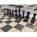 Шахматы в ларце профессиональные Индийский Стаунтон мореный дуб с утяжелением