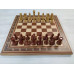 Шахматы турнирные Королевский Стаунтон с утяжелением доска 50 на 50 см красное дерево