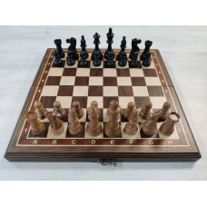Шахматы турнирные из ореха 40 на 40 см с утяжеленными фигурами стаунтон