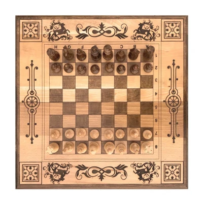 Шахматы + нарды "Олень" 50, Zakaryan