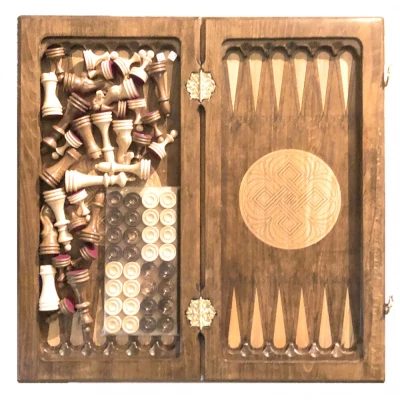 Шахматы + нарды "Модерн 3" 50, Zakaryan