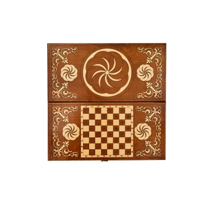 Нарды резные "Бесконечность 3" 60, Haleyan