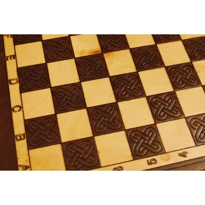 Нарды резные "Узор" 60, Haleyan