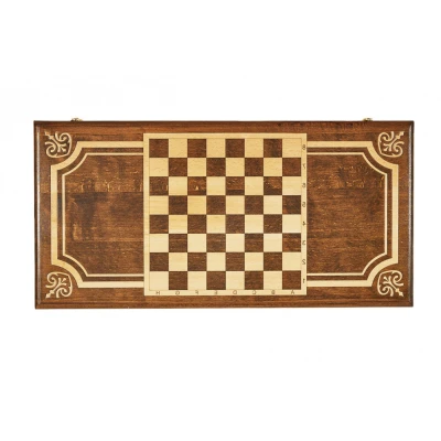 Нарды резные "Золотой Узор 5" 60, Mirzoyan