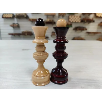 Шахматные фигурыдеревянные Точенка липа без доски ручной работы