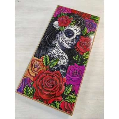  Нарды подарочные деревянные Чикано с полем для шашек 50 см