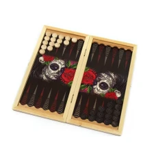  Нарды подарочные деревянные Чикано с полем для шашек 50 см