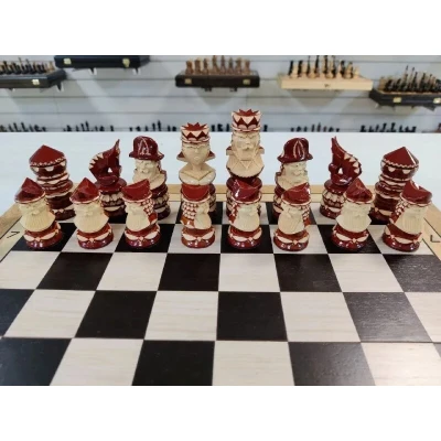 Шахматы резные ручной работы Матросы