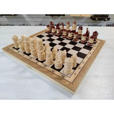 Шахматы резные ручной работы Матросы