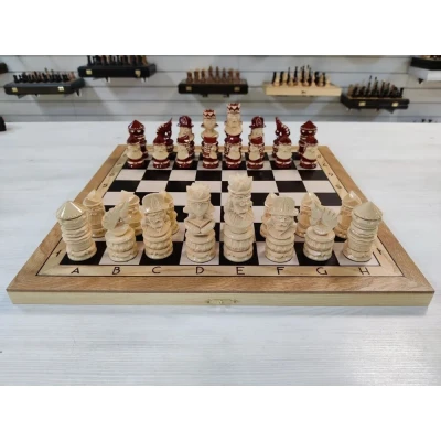 Шахматы резные ручной работы Матросы