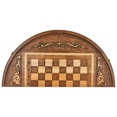 Шахматы + нарды резные "Аревик" 60, Mkhitaryan