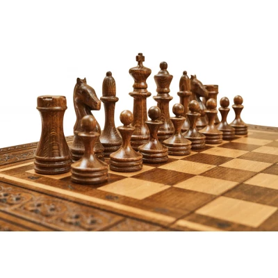 Шахматы + нарды резные "Наира" 50, Mkhitaryan