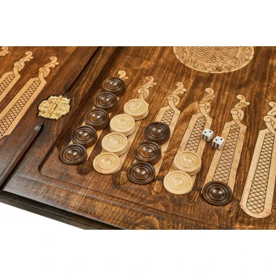 Нарды резные "Орнамент 3", Mkhitaryan