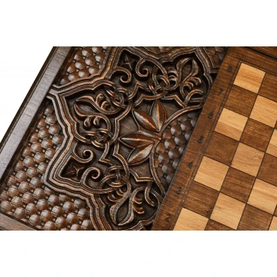 Нарды резные "Орнамент 3", Mkhitaryan