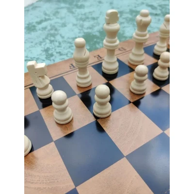 Шахматы-нарды-шашки классические эконом доска 39х39 см