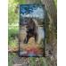 Нарды деревянные подарочные Медвежий оскал средние 50 см / набор для игры в нарды