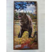 Нарды деревянные подарочные Медвежий оскал средние 50 см / набор для игры в нарды