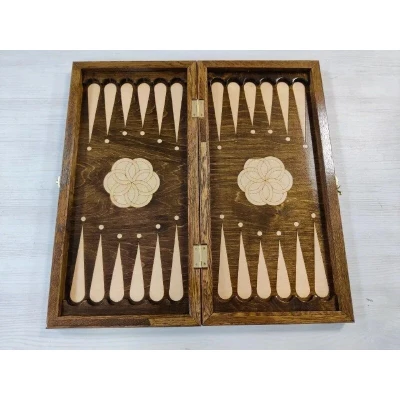 Шахматная доска с нардами в чехле большая 50 на 50 см