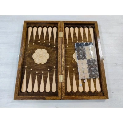 Шахматная доска с нардами в чехле большая 50 на 50 см