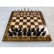 Шахматы нарды шашки из дуба и бука большие в чехле