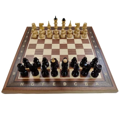 Шахматы подарочные Точенка красное дерево