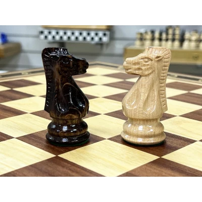 Шахматы-нарды-шашки Красное дерево Суприм