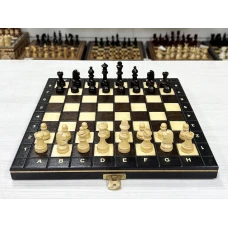 Шахматы дорожные магнит деревянные Мадон