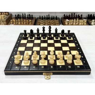 Шахматы дорожные магнит деревянные Мадон