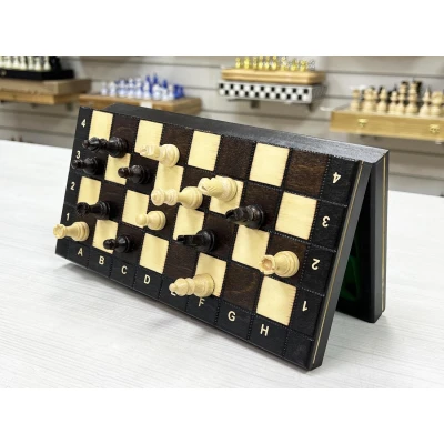 Шахматы дорожные магнит деревянные Мадон