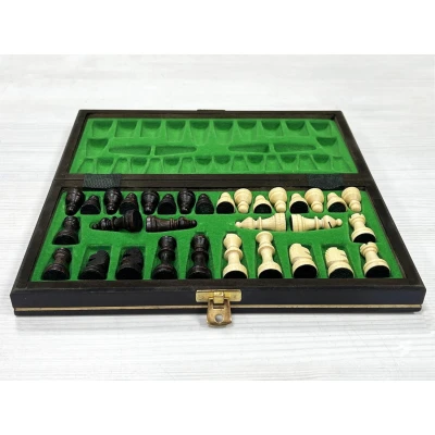 Шахматы дорожные магнит деревянные Мадон