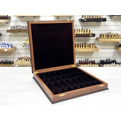 Шахматная доска ларец Махагон красное дерево 45 см без фигур