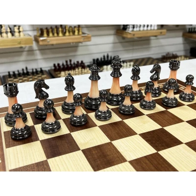 Шахматный ларец Махагон 45 см Итальянский дизайн