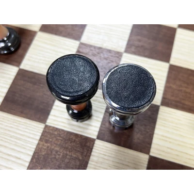 Шахматный ларец Махагон 45 см Итальянский дизайн