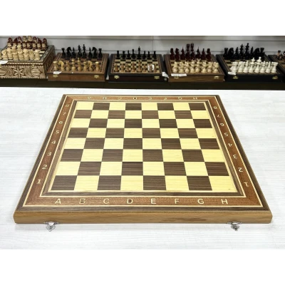 Шахматная доска Турнир орех без фигур большая