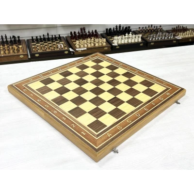 Шахматная доска Турнир орех без фигур большая