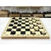 Шашки деревянные 64 клетки бук доска 42 на 42 см